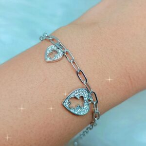 Pulsera plata de ley