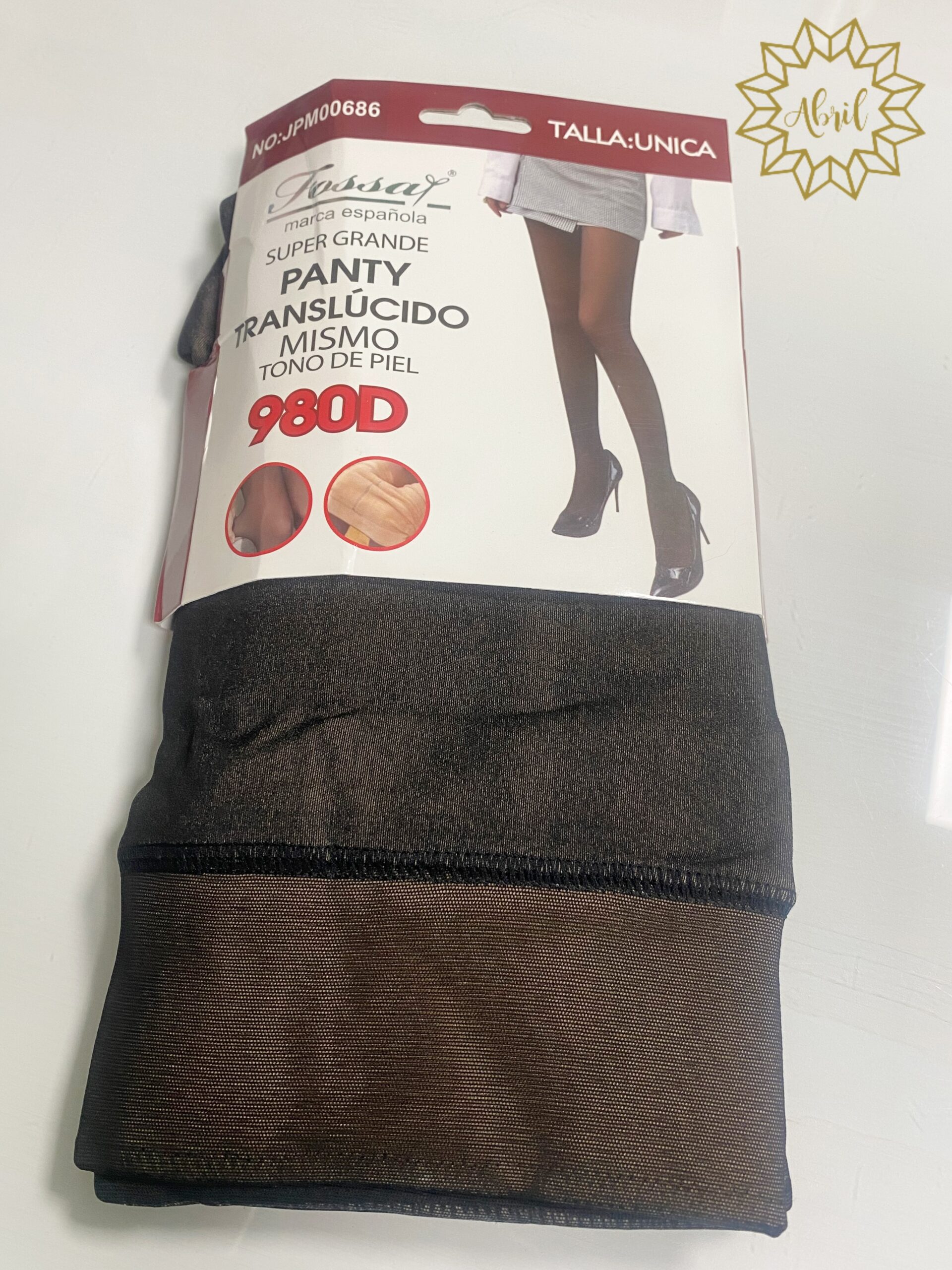 Medias traslúcidas súper grande