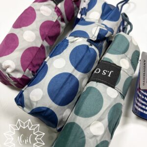 Paraguas plegable bolso lunares