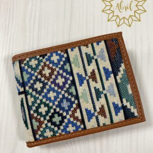 Cartera étnica caballero azul