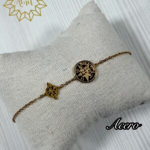Pulsera nudo de bruja y tetragramatón