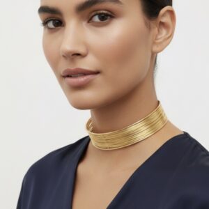 Choker dorado