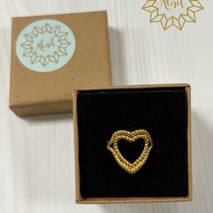 Anillo corazón (acero)