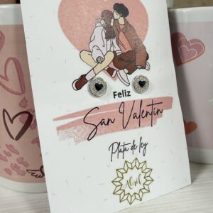 Pendientes corazón Plata de ley