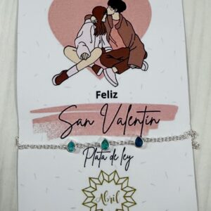 Pulsera 3 gotas azul