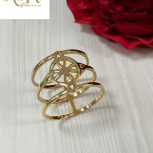 Anillo mantón nudo de bruja