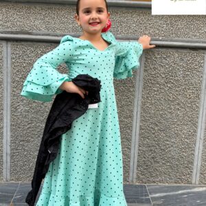 Bata Albero Verde menta lunar negro (niña)