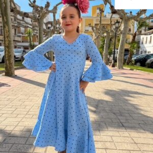 Bata Albero azul lunar negro (niña)