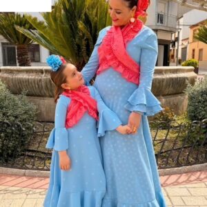 Bata Candela azul lunar al tono