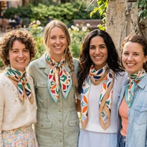 Pañuelo corto mosaico