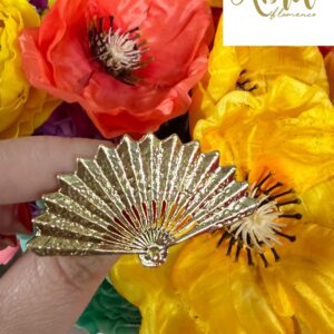 Broche abanico varillas