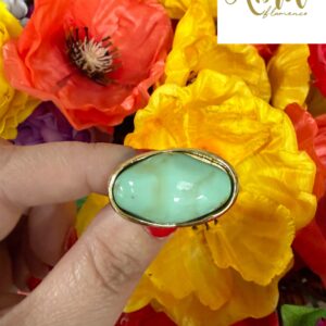 Broche verde menta pequeño