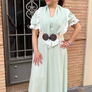 Bata vichy verde