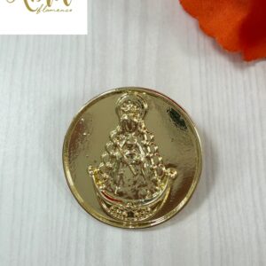 Broche Virgen del Rocío (Dorado)