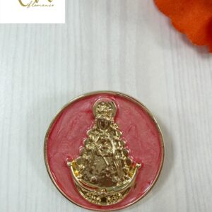 Broche Virgen del Rocío (Rosa)