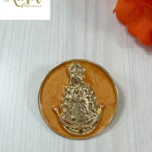 Broche Virgen del Rocío (Naranja)