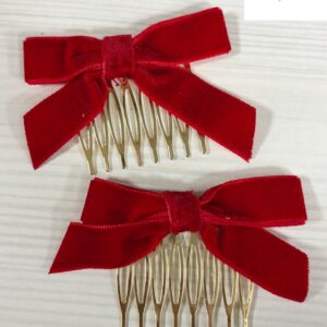 Peina lazo grande rojo