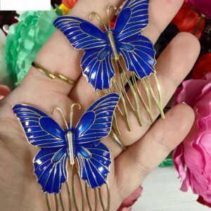 Peina mariposa azulón