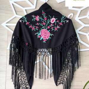 Mantón Maruja (fucsia)