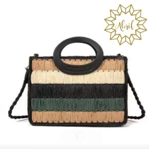 Bolso franjas colores