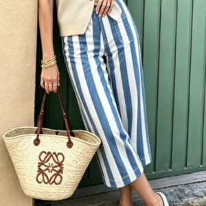 Pantalón rayas azul