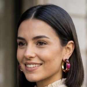 Pendientes aros piedrecitas