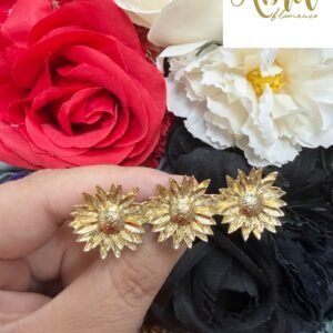 Broche 3 girasoles