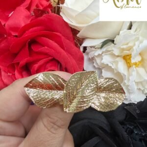 Broche hojas