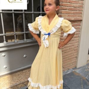 Bata vichy amarillo (niña)