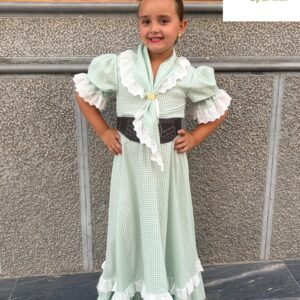 Bata vichy verde (niña)