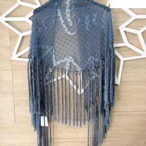 Mantón plumeti azul ducado