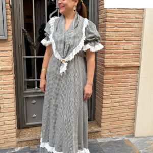 Bata vichy negra