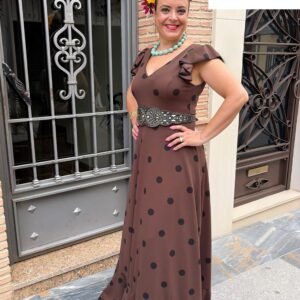 Bata Alejandra marrón chocolate