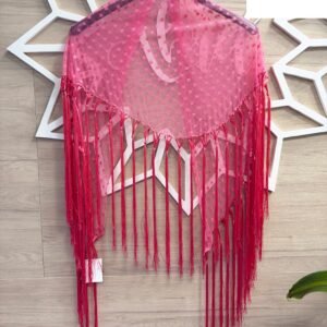 Mantón plumeti coral