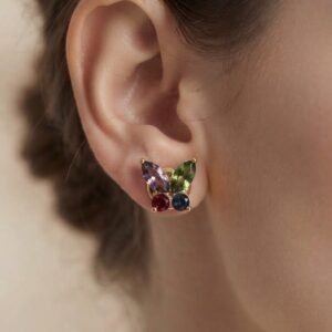 Pendientes mariposa cristal