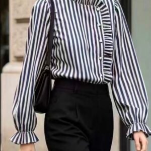Camisa rayas azul marino
