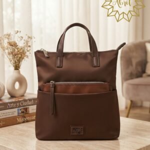 Mochila marrón chocolate