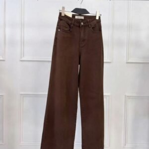 Pantalón vaquero marrón chocolate